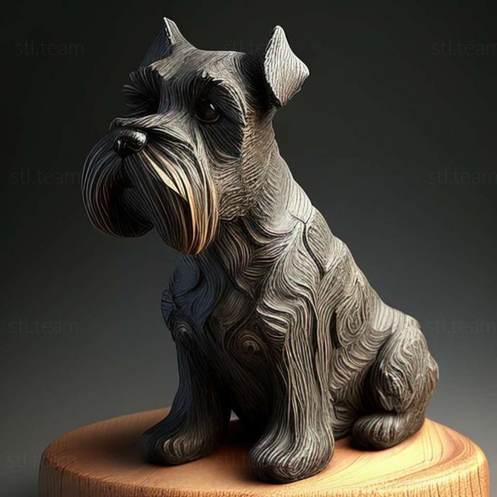 Zwergschnauzer dog